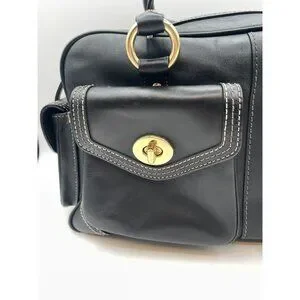 Coach | Bags | Vintage Coach Black Leather Legacy Gallery Y2k Turn